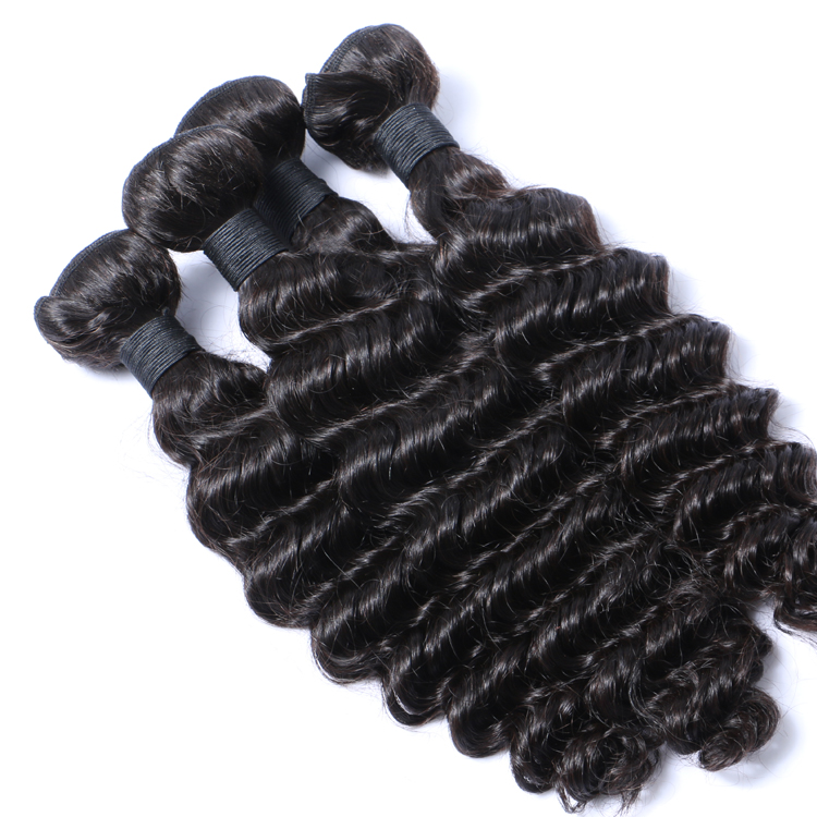 Peruvian Hair 100% Human Virgin Weave Curly Hair Extensions Tangle Free Hair Weft LM222